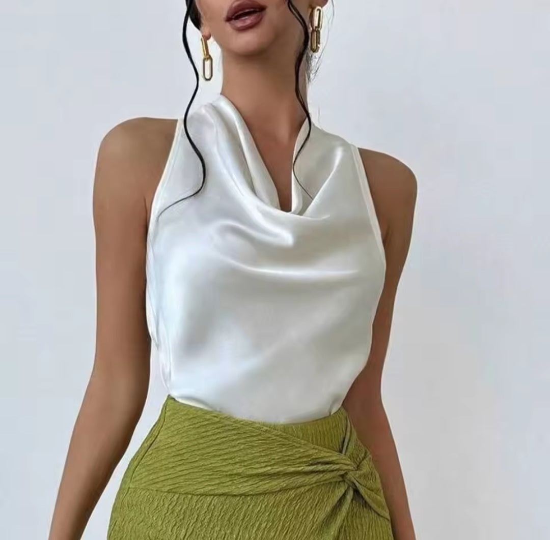Satin Tank Top