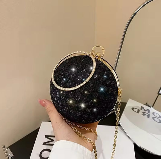 Sparkly Round Handbag