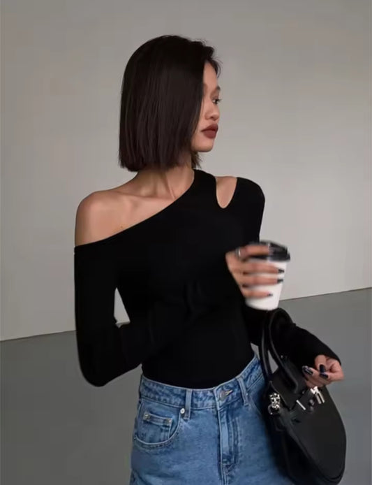Solid Slim-Fit Crop Top