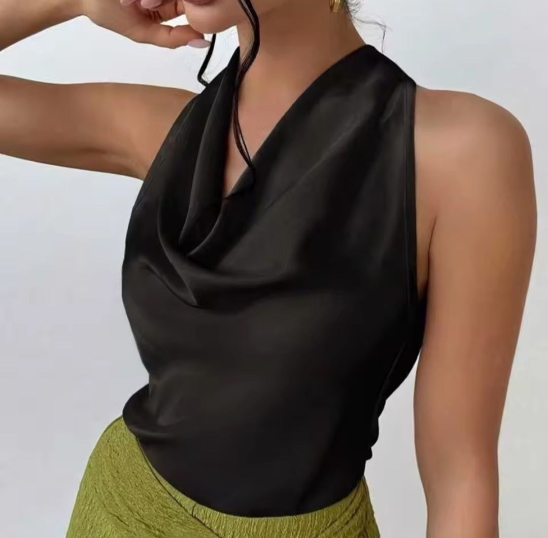 Satin Tank Top