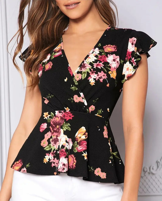 The Noir Garden Top