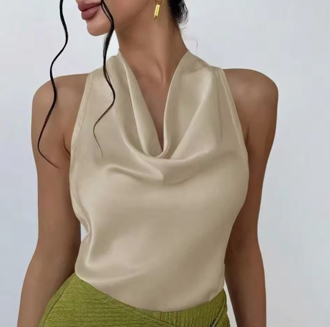 Satin Tank Top