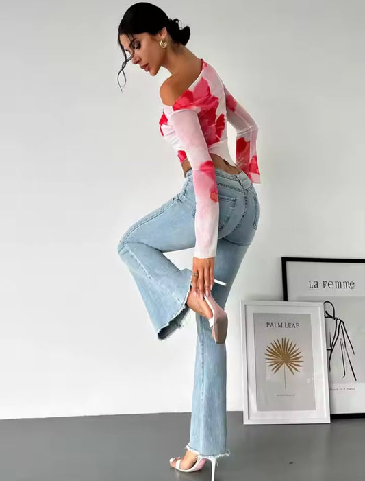 Blooming Grace Floral Top