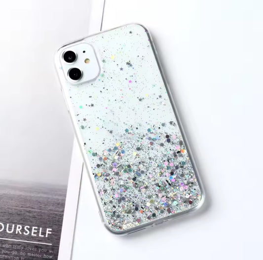 Glitter Sequins Clear Phone Case