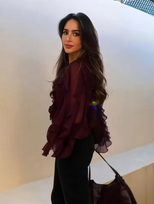 Ruffle Blouse