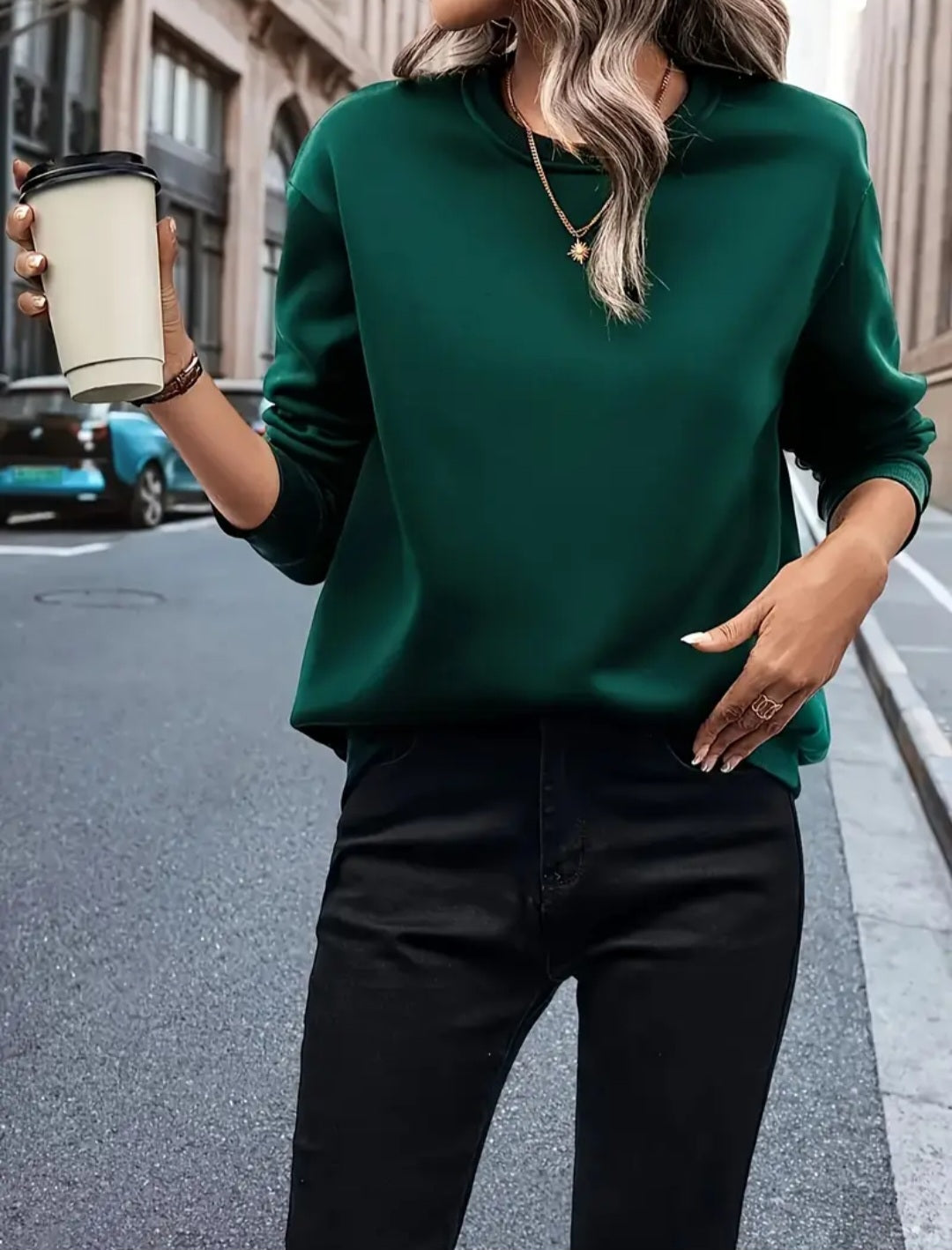 Emerald Green Sweatshirt