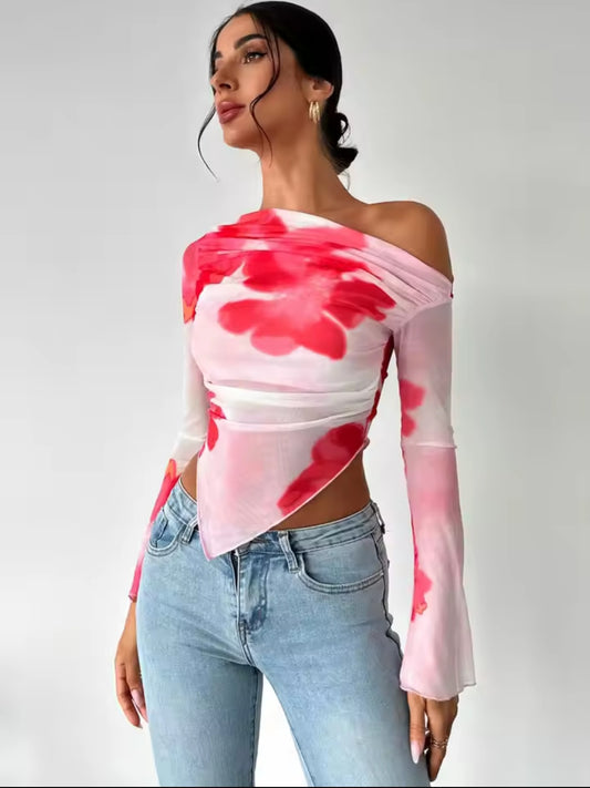 Blooming Grace Floral Top