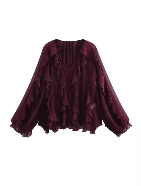 Ruffle Blouse