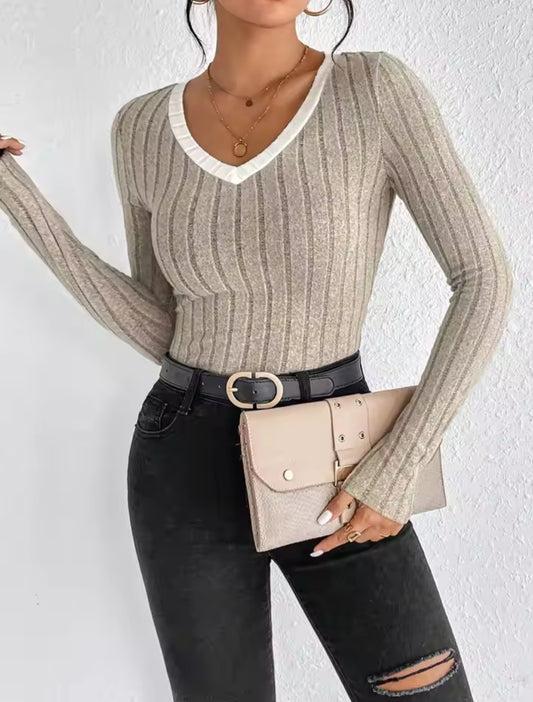 Slim Fit Knit Top